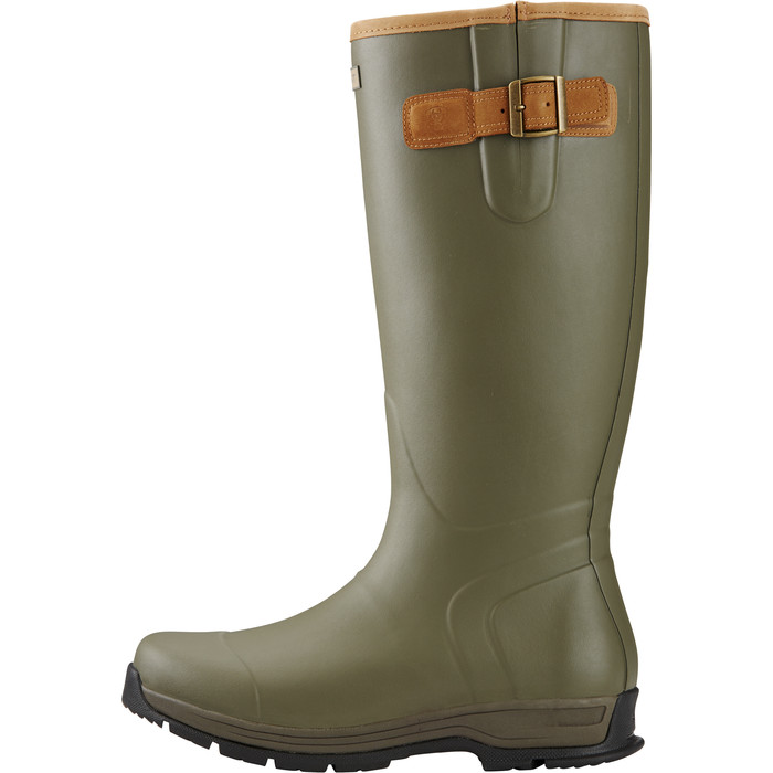 Ariat Mens Burford Insulated Wellies - Olive Green